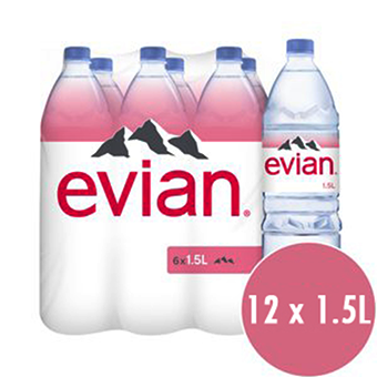 Evian Still Mineral Water-12x1.5L02